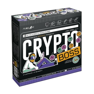 Настольная игра. Cryptoboss. Криптобосс. Геодом