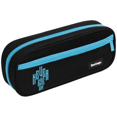 Пенал корпусный Berlingo Never give up 220х95х505мм. без наполнения, 1 отдел, откидная планка 09136