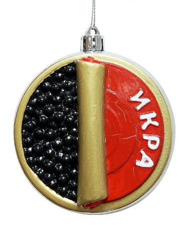 Украшение новогоднее из полистирола Икра 6,5x3x7,5см 95335 Феникс-Презент