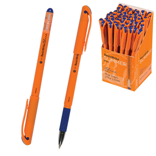 Ручка шариковая BrunoVisconti BasicWrite Summer 0.5мм. синяя 20-0317/31