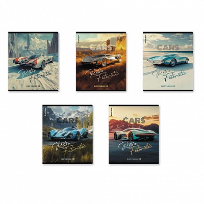 Тетрадь 48л. клетка ErichKrause Retro Cars 64869