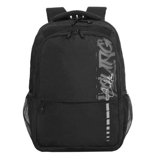 Рюкзак Grizzly 31*42*22см. черный-серый RU-532-3
