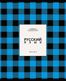 Тетрадь предметная 48л. Апплика Яркая клетка Русский язык С9922-10