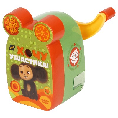 Точилка механическая Мульти-Пульти Чебурашка с контейнером ЧБ 53171