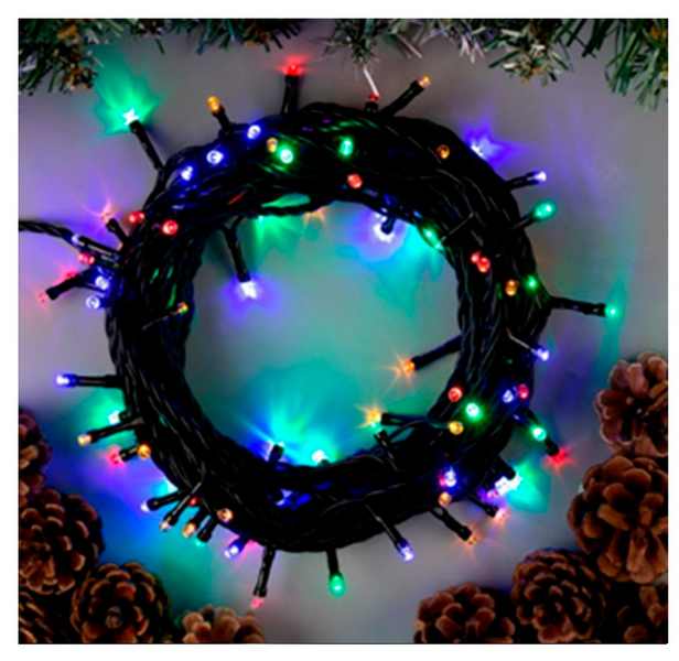 Новогодняя электрогирлянда на 200 LED ламп, длина 2000 cм 96378 Феникс-Презент