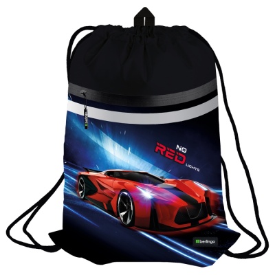 Мешок для обуви Berlingo No red lights, вентиляционная сеточка, светоотражающая лента SB-EXM-1022