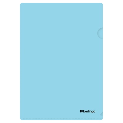Папка-уголок А4 Berlingo Instinct аквамарин 330мкм. 1шт. 04510