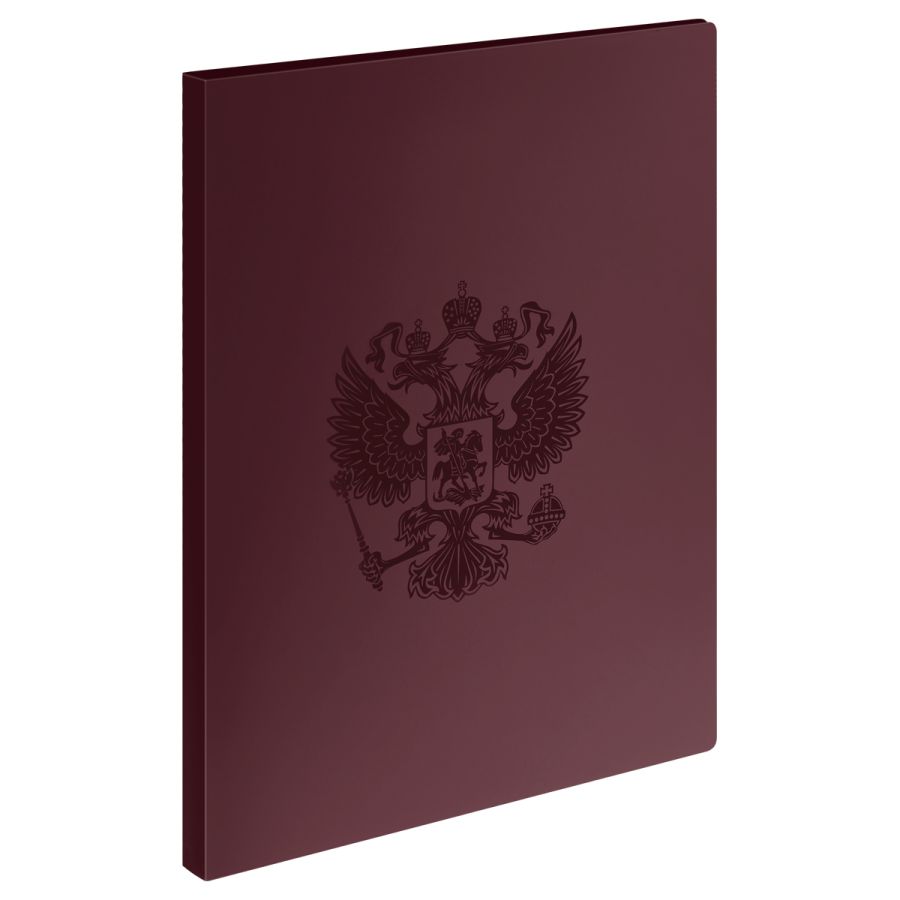 Папка 20 вкладышей Стамм Герб гранат 32156