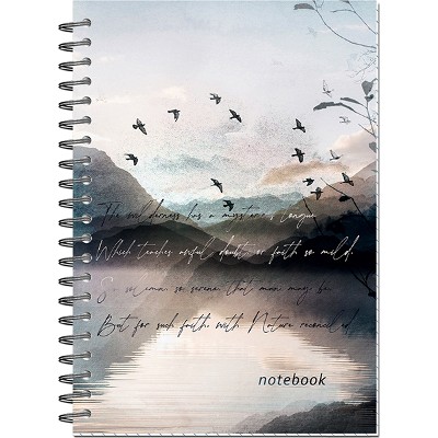 Бизнес-тетрадь А5 120л. на гребне Политехнология Туманные пейзажи 3252