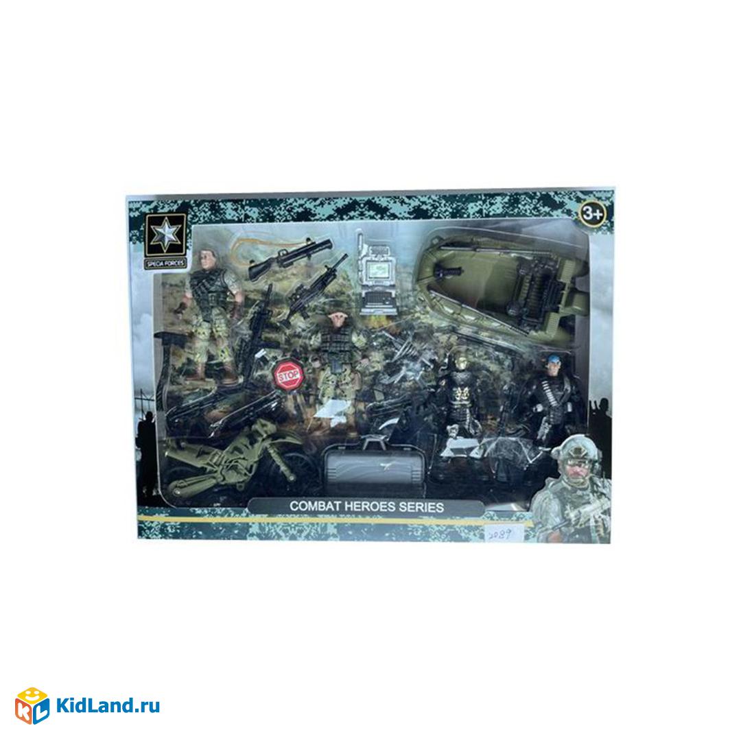 Игровой набор Военный 18 предметов, в коробке. Наша игрушка 2089