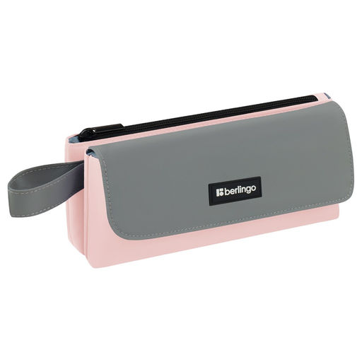 Пенал мягкий Berlingo Flamingo 225х110х45мм. без наполнения, 2 отдела, 1 карман 090504