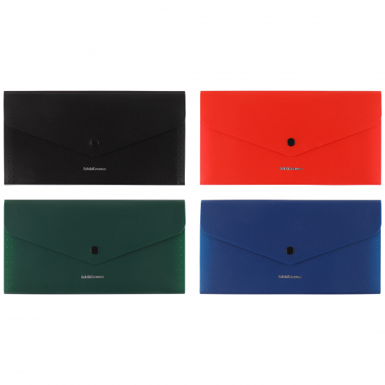 Папка-конверт Евро на кнопке ErichKrause Matt Classic, с 3 отд. 50299