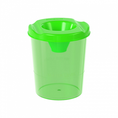 Стакан-непроливайка ErichKrause Vivid, зеленый тонированный 64889