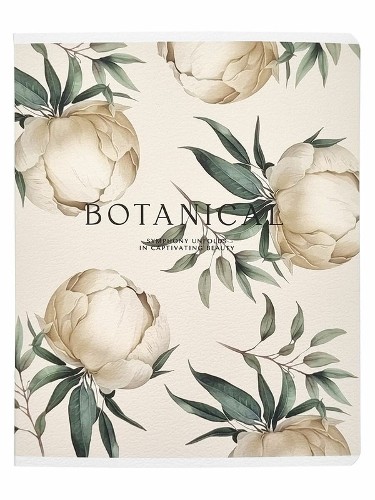Тетрадь 48л. клетка Be Smart. Коллекция Peony, айвори 5364