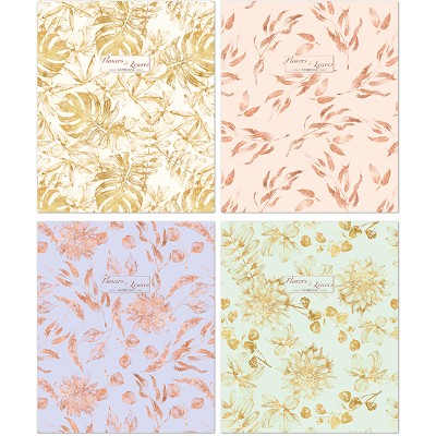 Тетрадь 48л. клетка Политехнология Flowers & Leaves 3307