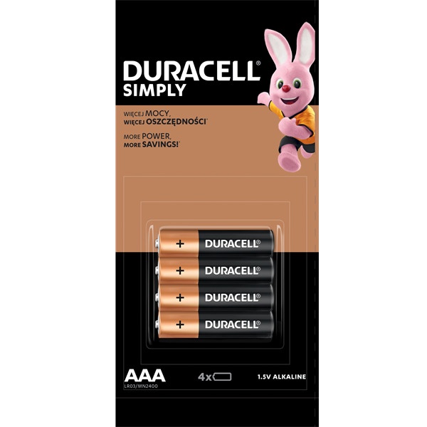 Батарейка Duracell Basic AAA LR03/MN2400 1шт. 