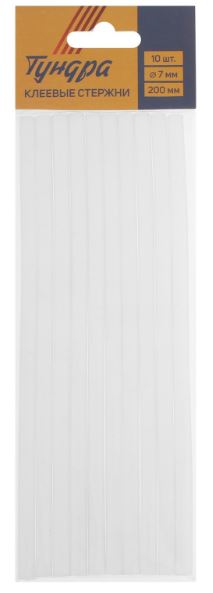 Стержни для клеевого пистолета Сима-Ленд Тундра 7х200мм. 10 шт. 1113446