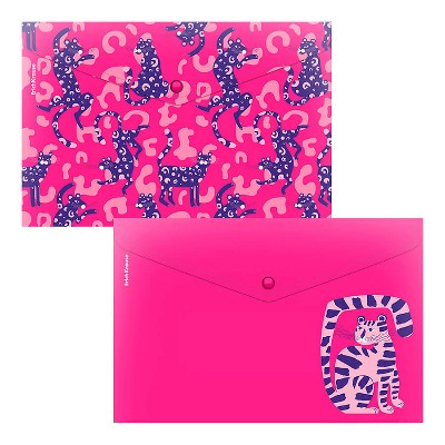 Папка-конверт А4 на кнопке ErichKrause Pinna Kotta ассорти 65213