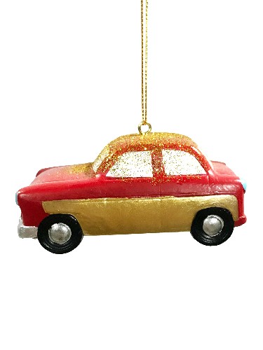 Украшение новогоднее из полирезины Машина 4,5*4,5*8,5см 95499 Феникс-Презент