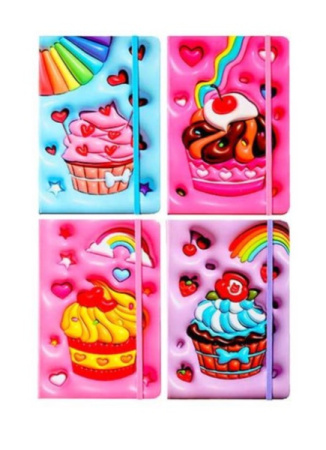 Блокнот Mazari Десерты объемные 9х14см. 80л. с резинкой М-3131