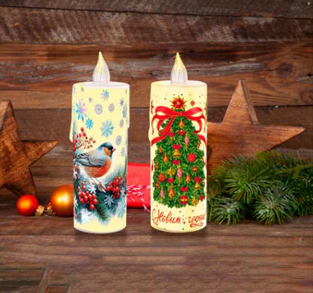 Светильник декоративный электронная свеча LED 93389 Феникс презент 