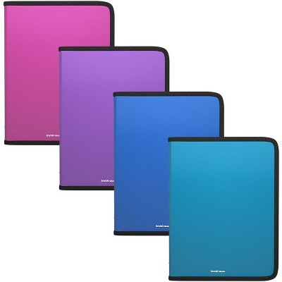 Папка для тетрадей А5 ErichKrause Diamond Vivid, пластиковая на молнии 50352