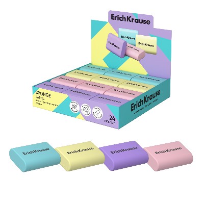 Ластик ErichKrause Sponge Pastel 48778