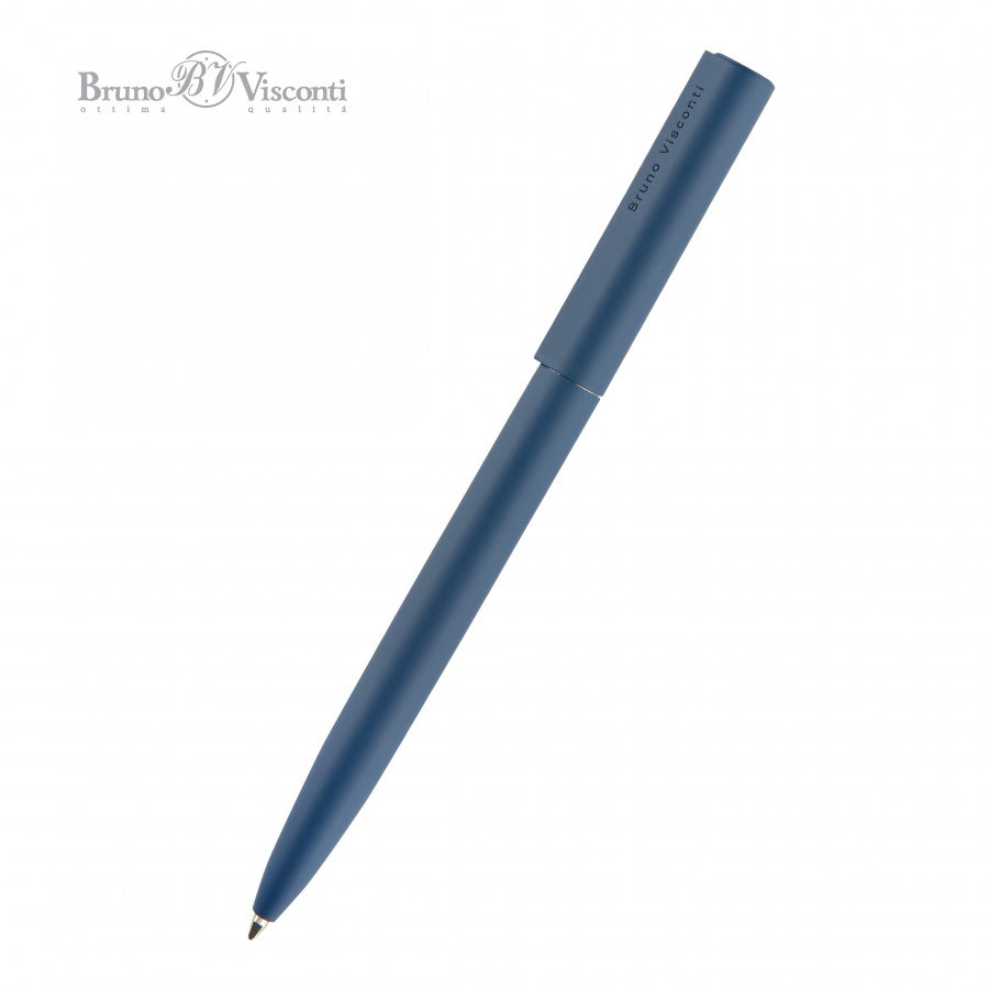 Ручка шариковая автоматическая BrunoVisconti Torino 1мм. синяя, синий корпус 20-0382-01/6