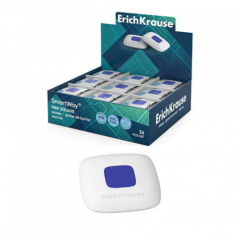 Ластик ErichKrause с центровкой Smart Mini Square 45554