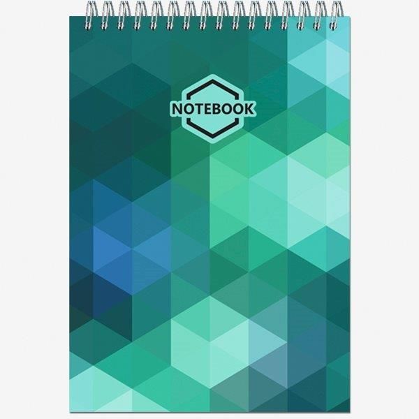 Блокнот А5 80л. на гребне Политехнология Яркий офис, блок клетка 2740