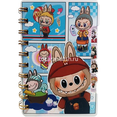 Блокнот Mazari Зубастик, на спирали 9,5х14см. 26л. М-3281