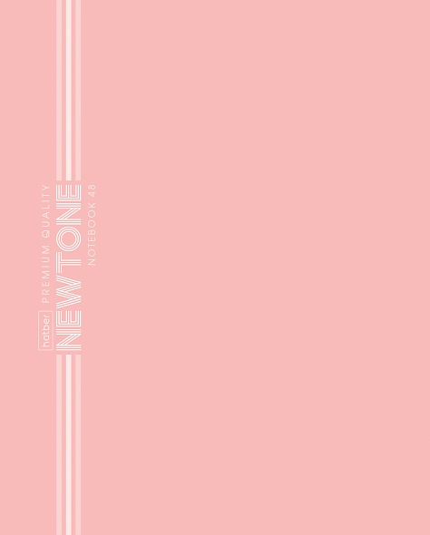 Тетрадь 48л. клетка Хатбер NEWtone Pastel Розовый кварц 091764