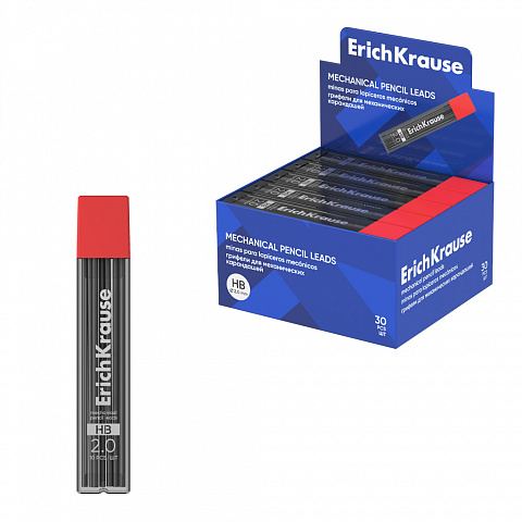 Грифели для механических карандашей ErichKrause 2мм (10 шт.) 48773