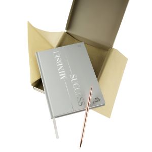 Ежедневник А5 136л. недатированный BG Mindset. Mineral в подарочной коробке обложка soft touch 66877