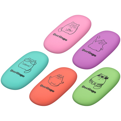 Ластик Berlingo LazyCats овальный BLc 00680