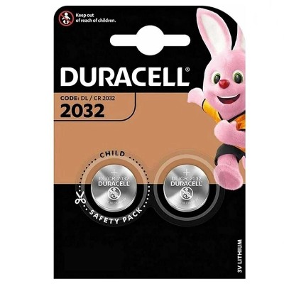 Батарейка Duracell CR 2032 3V литиевая 1шт. 2BL 