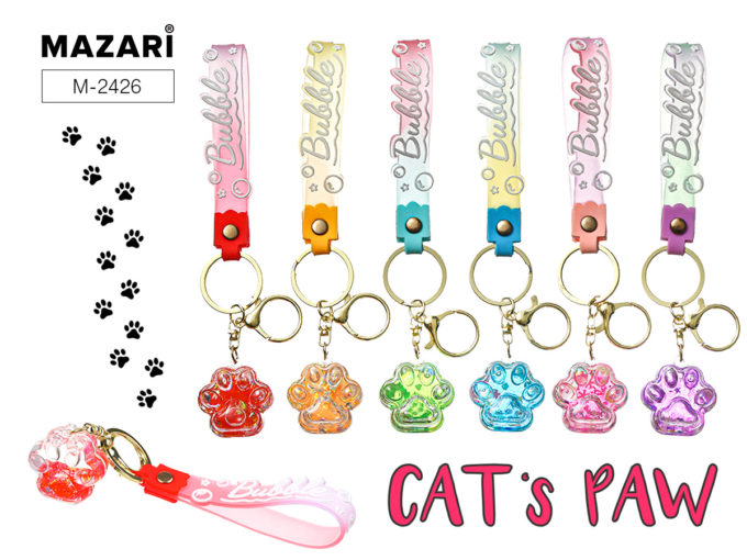Брелок Mazari Лапка пластиковый М-2426