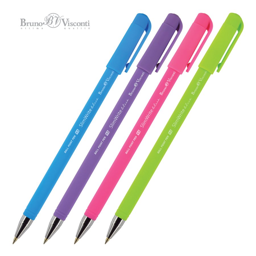 Ручка шариковая BrunoVisconti SlimWrite Special 0,5 мм. синяя 20-0007