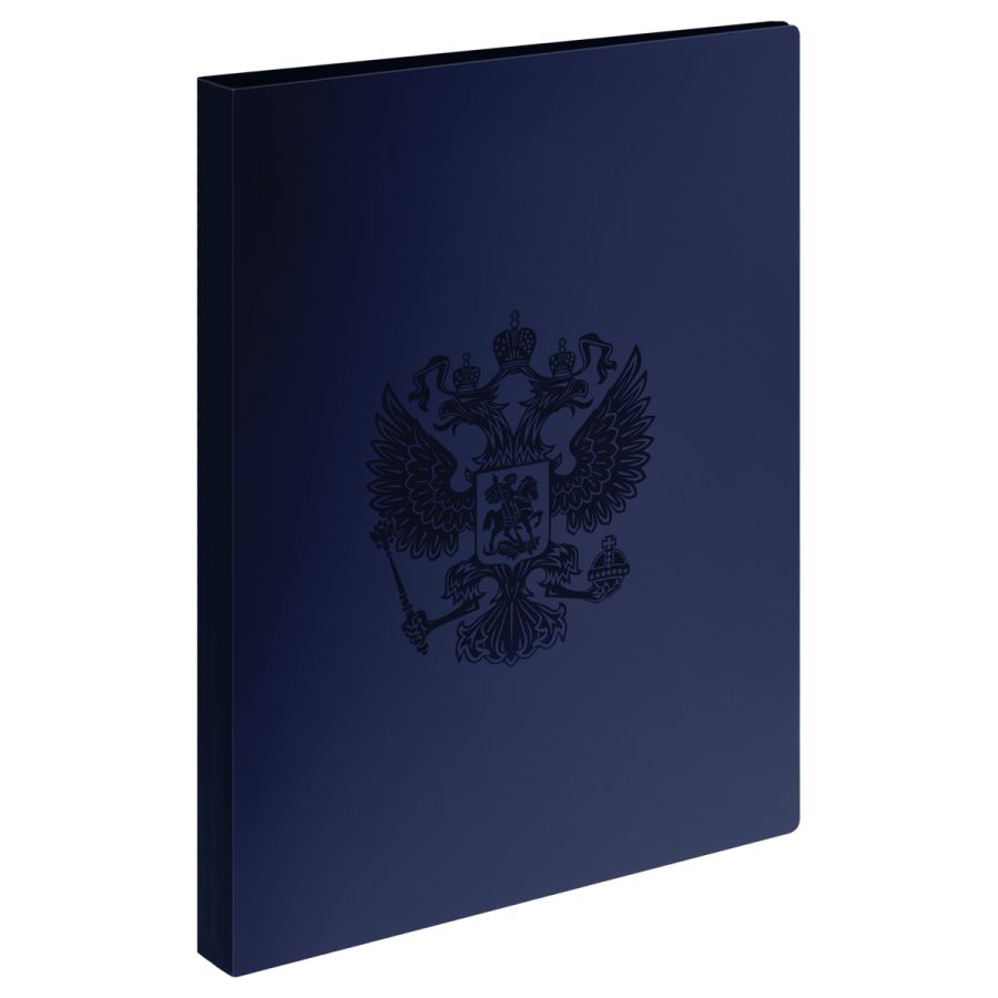 Папка 40 вкладышей Стамм Герб, сапфир 32166