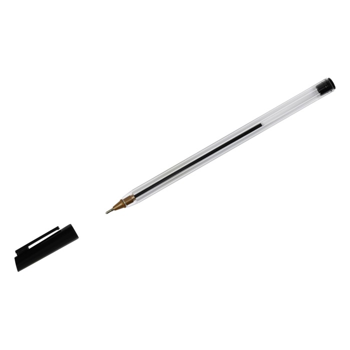 Ручка шариковая Стамм 800 черная 0,7мм. РШ-30356