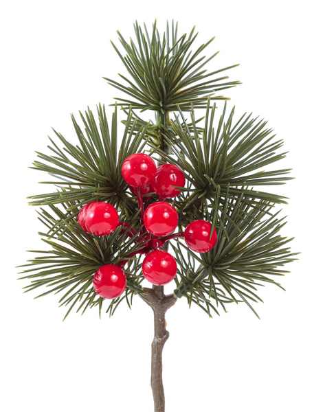 Новогоднее украшение Сосновая ветвь из пенополистирол 22х10х6см 94496 Феникс-Презент 