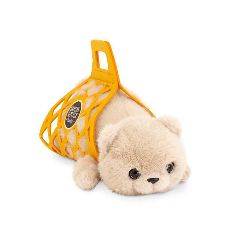 Мягкая игрушка Кот Барсик бежевый 35 см. в сумке. Orange Toys. Оранж B1003/35