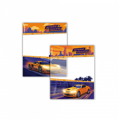 Обложки для тетрадей и дневников 12шт. 80мкм. ErichKrause Sport Car (212х347мм.) 61127