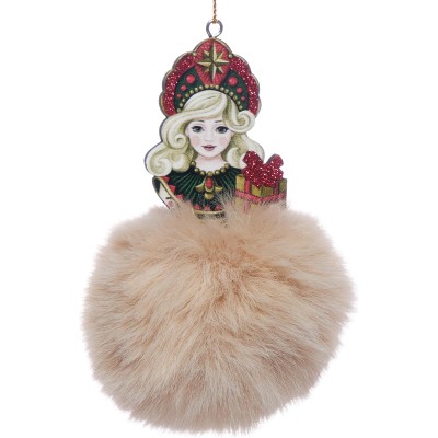 Ёлочное украшение полиэстер Снегурочка 10,6x6x6см. 92573 Феникс-Презент 