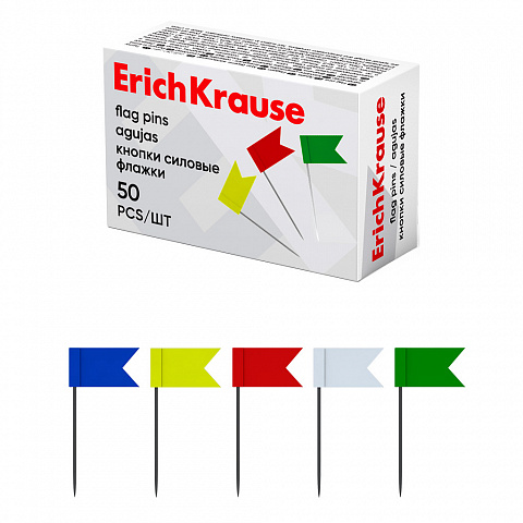 Флажки ErichKrause ассорти 50 шт. 28232