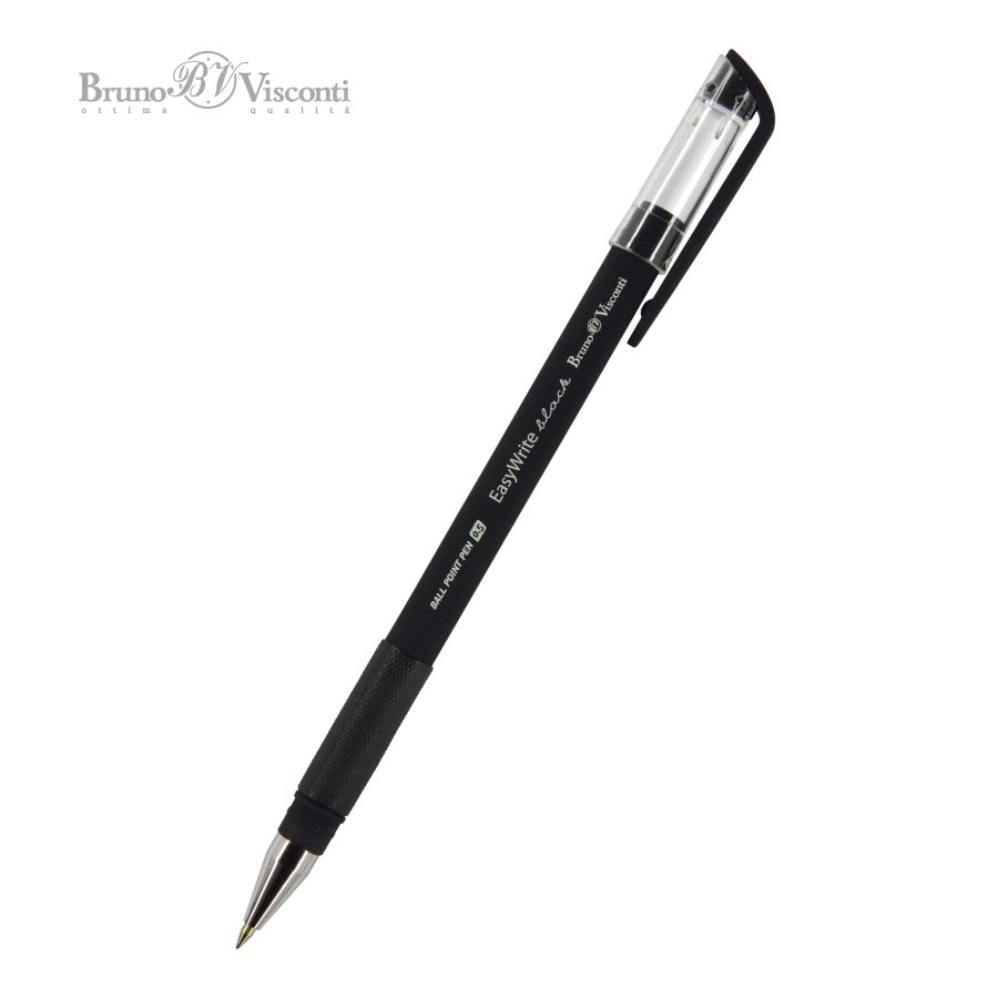 Ручка шариковая BrunoVisconti EasyWrite. BLACK 0.5 мм. черная 20-0050