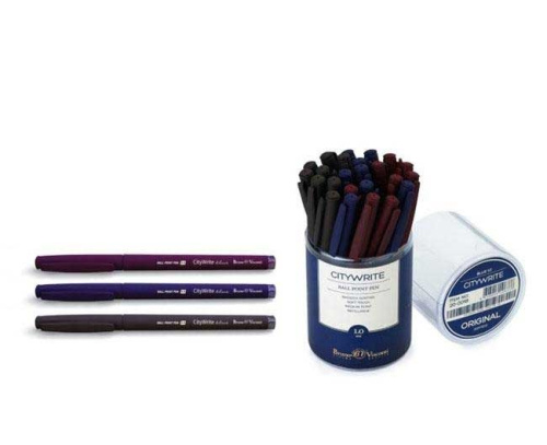 Ручка шариковая синяя BrunoVisconti CitiWrite Original 1 мм. 20-0018