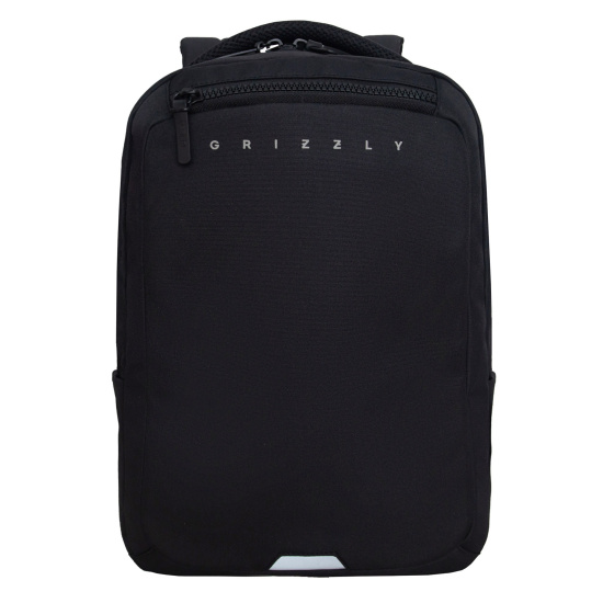 Рюкзак Grizzly 29*41*5х18см. черный-серый RU-534-1