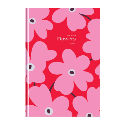 Ежедневник недатированный А5 160л. BG Flowers, твердая обложка, ламинация 11254