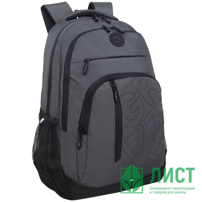 Рюкзак Grizzly 32*47*5х17см. серый RU-536-2